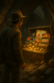 Pin Up Casino Honduras cofre con tragamonedas fichas cartas y recompensas 2025